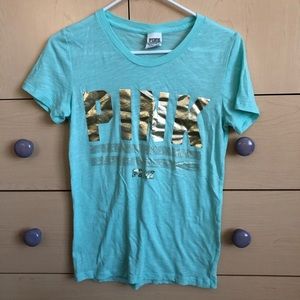 Sheer Victoria’s Secret Pink T-Shirt